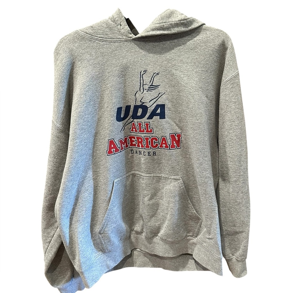 UDA All American Dancer Long Sleeved Gray Sweatshirt
